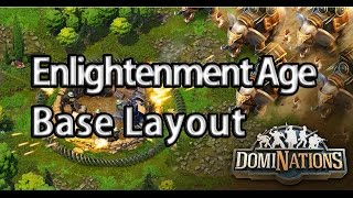 DomiNations  Classical Age Base LayoutIdea [upl. by Margie]