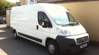 2011 FIAT DUCATO L3 H2 VAN REVIEW [upl. by Airitak754]