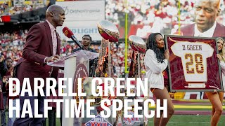 quotWe Cant Bring It Back Without YOUquot  Darrell Greens Halftime Speech From His Jersey Retirement [upl. by Noimad683]