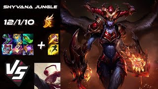 JUNGLE Shyvana vs Lee Sin  NA Grandmaster Patch 1423 [upl. by Lurie]