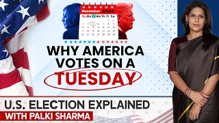 US Polls 2024 The Tradition of Tuesday  Vantage with Palki Sharma [upl. by Aerdnahc]