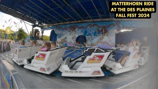 Matterhorn Ride At The Des Plaines Fall Fest 2024 [upl. by Nohsyt]