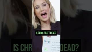 WEIRDEST Question Jennifer Lawrence asked Chris Pratt 👀 shorts [upl. by Millford]