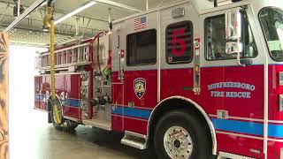 MFRD Puts Engine 5 in Service Newsbreak [upl. by Analad453]