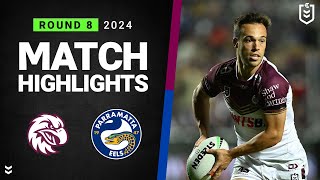 NRL 2024  Sea Eagles v Eels  Match Highlights [upl. by Alexis]