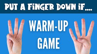 Put A Finger Down Game  Fun Ice Breaker Game [upl. by Alithia]