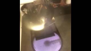 Wood Stove Ecofan 3 blade demonstration [upl. by Lleumas]