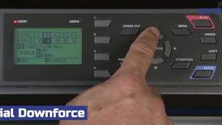 How to adjust the Initial Downforce on the Graphtec FC8600 [upl. by Eeldivad739]