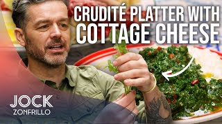 Crudité Platter with Cottage Cheese amp Chimichurri Dip  Starter Recipes  Jock Zonfrillo [upl. by Euqinu]