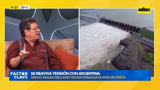 Yacyretá Sergio Massa reclamó deuda paraguaya [upl. by Ahseila]