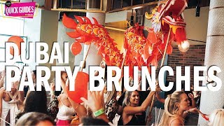 Dubais biggest party brunches in 2019 including Saffron and STK [upl. by Harod]