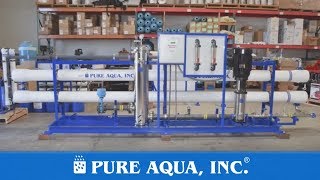 Double Pass Reverse Osmosis System Philippines 72000 amp 20000 GPD  wwwpureaquacom [upl. by Ynamrej]