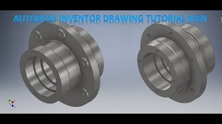 Autodesk Inventor Tutorial Revolve command 359  Inventor 3d drawing tutorial  Inventor 3d cad [upl. by Reve899]