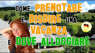 Lezione Tedesco 66  Come prenotare o disdire una vacanza e dove alloggiare [upl. by Agarhs]