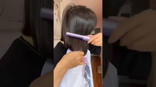 Wireless Mini Hair Straightener Electric Straightening Comb [upl. by Assenej]