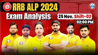 RRB ALP Exam Analysis 2024  25 Nov 2nd Shift Exam Review  RRB ALP CBT01 Paper Solution By RWA [upl. by Darmit]