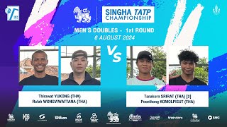 THIRAWATRAFAH Vs TANAKORN2POONTHONG  SINGHA TATP CHAMPIONSHIP 2024 Mens Doubles  1st Round [upl. by Moitoso828]