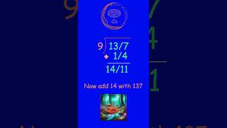 Division Math Tricks 137 divided by 9 for speed calculations maths math mathmushrooms division [upl. by Oicangi]