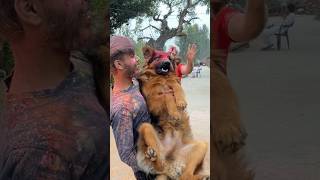 Holi aane walli hai😍coco ko bhoot bana diya🤣germanshepherdpuppyholiviralshortsdoglover [upl. by Batish]