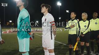 Jack Cloherty 2024 College Soccer Highlights [upl. by Godfree867]