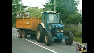 TWO GENERATIONS OF FORD 6610 AND JF FORAGE HARVESTER [upl. by Brig]