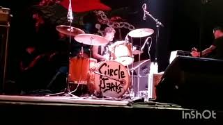 Joey Castillo drumcheck and Circle Jerks setting up  Masquerade 72222 [upl. by Eleahcim]