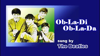 ObLa Di ObLaDa  The Beatles with Lyrics amp 가사 해석 1968 [upl. by Lamag898]