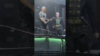 Rammstein konzert Till und Oliver spielen stadiumtour2024 rammsteintour tilllindemann oliver [upl. by Rodd]