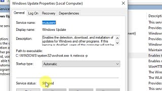 Windows Update Service Could Not Be Stopped in Windows 10 [upl. by Adore]