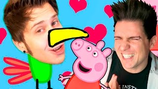 PEPA LA CERDA Y RUBIUS EL LORO  Video Reaccion [upl. by Catlee]