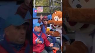 Mascot Teaches a Lesson to Rude Fan with a Beer Splash shorts [upl. by Kolk298]