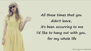 Taylor Swift  Stay Stay Stay Lyrics [upl. by Melisenda]