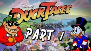 DuckTales Remastered Walkthrough Part 1 Bank on Scrooge [upl. by Ogram399]