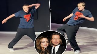 Angelina Jolie and Brad Pitt’s daughter Shiloh 17 shows off epic dance skills in new video [upl. by Siravaj98]