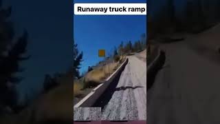 Runaway Truck Ramp In USA commercial Truck Breaks Falls [upl. by Eimaj]