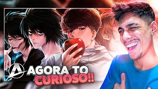 VTMN VOCÊS SÃO ÓTIMOS  React ♪ Plano Perfeito  Death Note  URT ‹ Ine Games › [upl. by Eimmot]