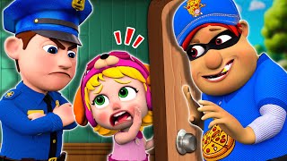 Canción Policía 👮‍♂️🚨 ¡Nunca le Abras la Puerta a Extraños  NEW ✨ Сanciones Para Niños [upl. by Josler]