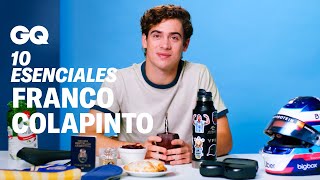 Franco Colapinto 10 objetos sin los que no puede vivir  10 Esenciales  GQ España [upl. by Pallua]