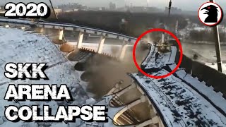 Final Seconds  Russian Worker Cuts Too Much  Entire Stadium Collapses SKK Arena 2020 [upl. by Ginder]