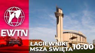 NA ŻYWO  Msza Święta z Łagiewnik  20 Rocznica zawierzenia świata Miłosierdziu Bożemu EWTN Polska [upl. by Bolen]