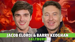 Saltburn Interview Jacob Elordi Calls Barry Keoghan quotPure Electricityquot [upl. by Crosby]