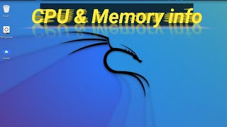 How to check CPU and Memory in Linux 2022  CPU amp Memory in Kali [upl. by Graehme361]