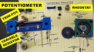 781 Potentiometer Variable Resistance RheostatTrimPot Preset [upl. by Kung56]