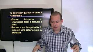 Redação para Concursos  Aula 23  Temas abstratos ou subjetivos [upl. by Laamak]