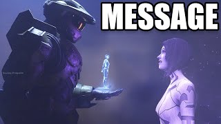 HALO Infinite  Cortanas Last Message To Master Chief  Cortanas Goodbye [upl. by Eilsel]