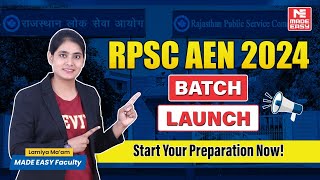 Prepare for RPSC AEN 2024  Complete Guide  Start Your Success Journey with MADE EASY [upl. by Aihsikal768]