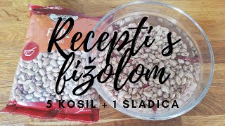 Recepti s fižolom Bean Recipes 5 kosil  1 sladica [upl. by Aisat]