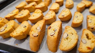 Almond biscotti biscuits  Almond Biscotti [upl. by Atsev]