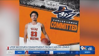 Lemus commits to UTEP [upl. by Ahsimat213]