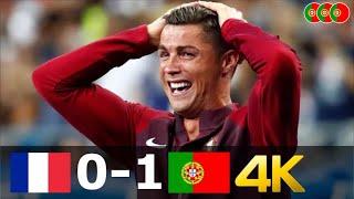 Portugal 10 France Final Euro 2016 Extended highlights ampGoals cristianoronaldo [upl. by Evot]